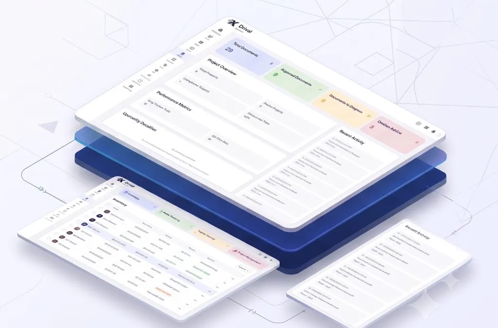Drixal ERP Dashboard Preview