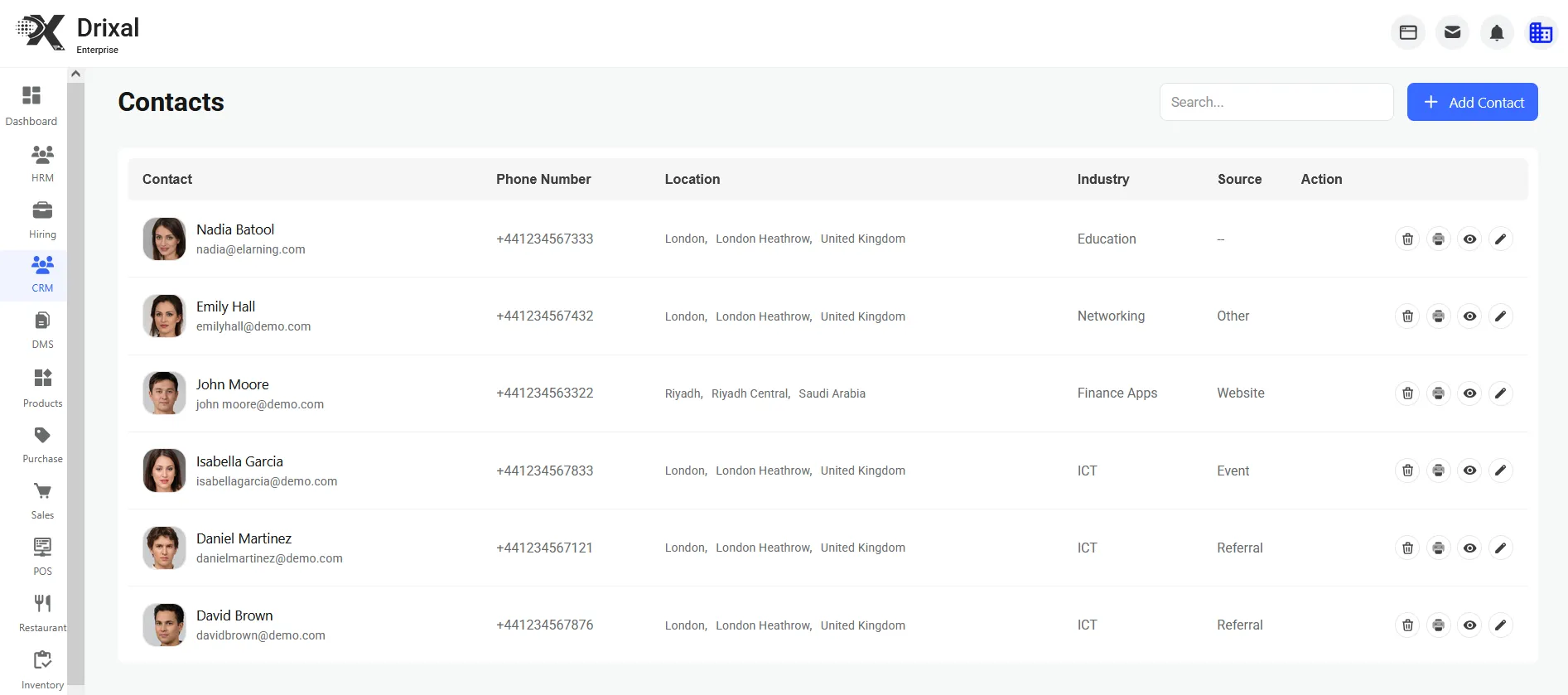 Contact Management