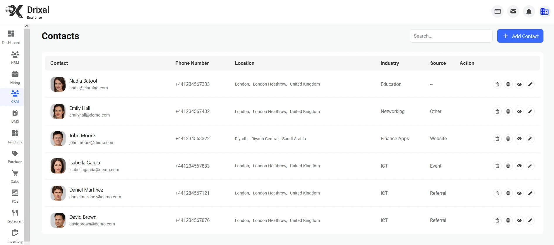 Contact Management