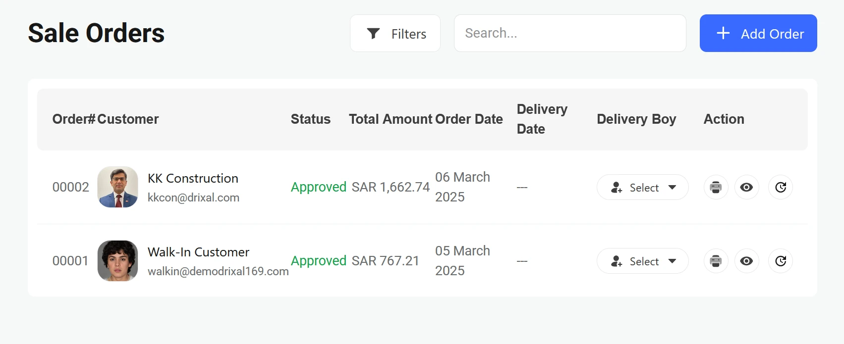 Sales and Payment Processing